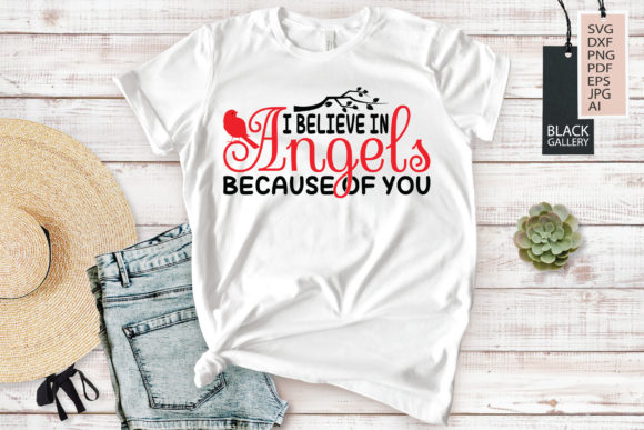 I Believe in Angels Because of You Crafts