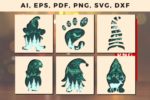 Layer Cut Christmas Gnome SVG Bundle Review