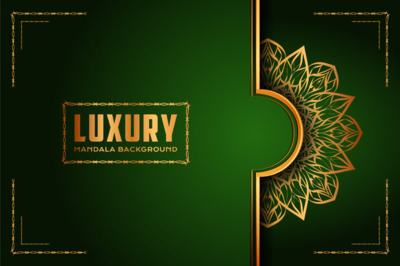 Luxury Mandala Background Vector Pattern for Graphic Templates