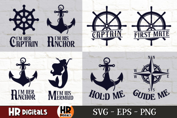 Matching Couples Boat and Sailing Outfit for Crafts