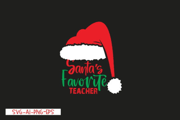Santa’s Favorite Teacher T-Shirt Designs Review