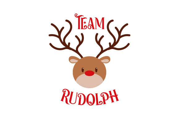 Team Rudolph Graphic Design Asset for Christmas Content