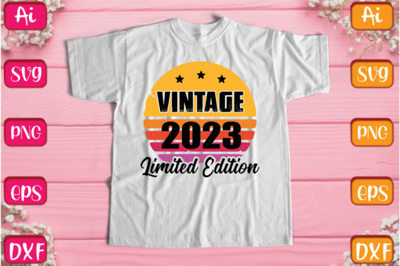 Vintage 2023 Limited Edition T-Shirt Designs