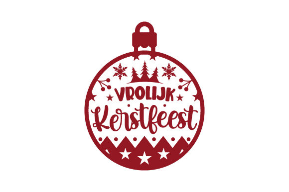 Vrolijk Kerstfeest Christmas Design