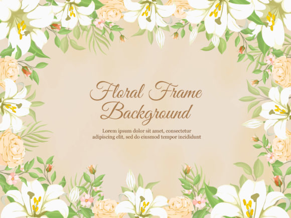 Wedding Banner Background Floral Designs Print Templates